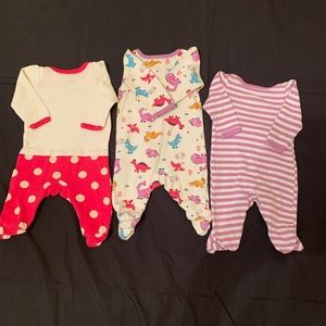 Infant Sleepwear. Bundle of 3